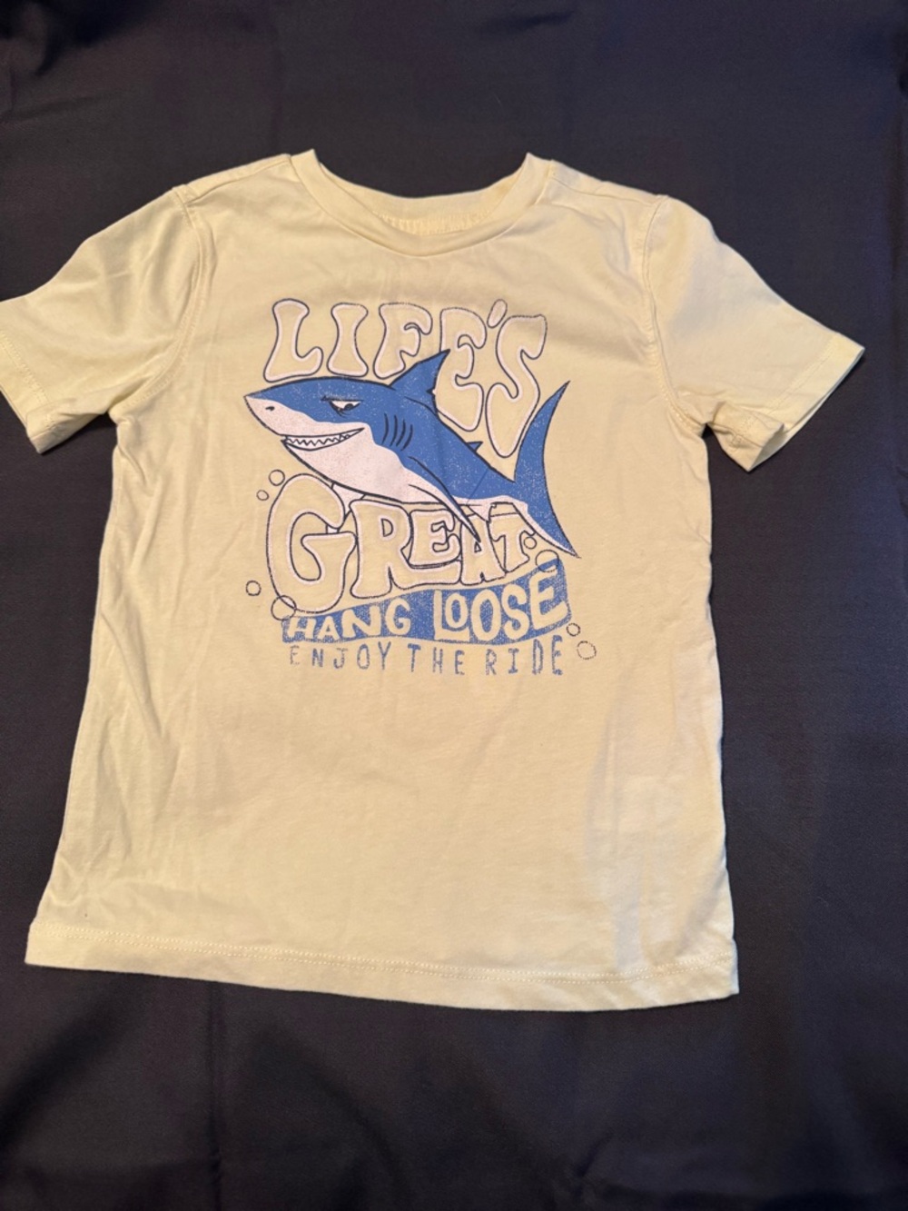 Garanimals Boys Shark Graphic Tee Yellow Size 5